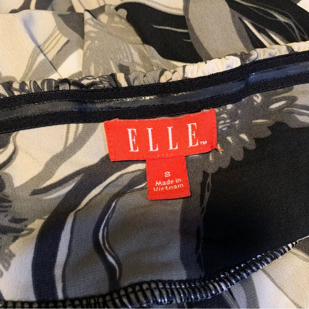 Elle Black & Gray Floral Halter Maxi Dress - Picture 6 of 6